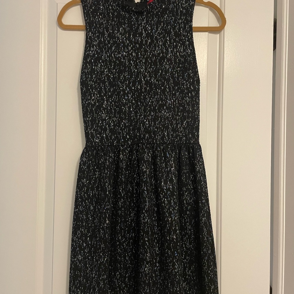 Saks Fifth Avenue Black and White Mini Dress